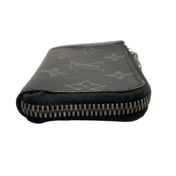 Auth LOUIS VUITTON Porte Monnaie Jour M63536 Monogram Eclipse - MB5108 Coin Case - Picture 8 of 10